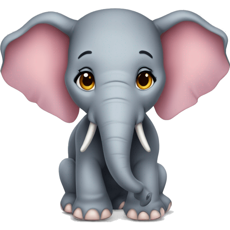 coquette elephant emoji