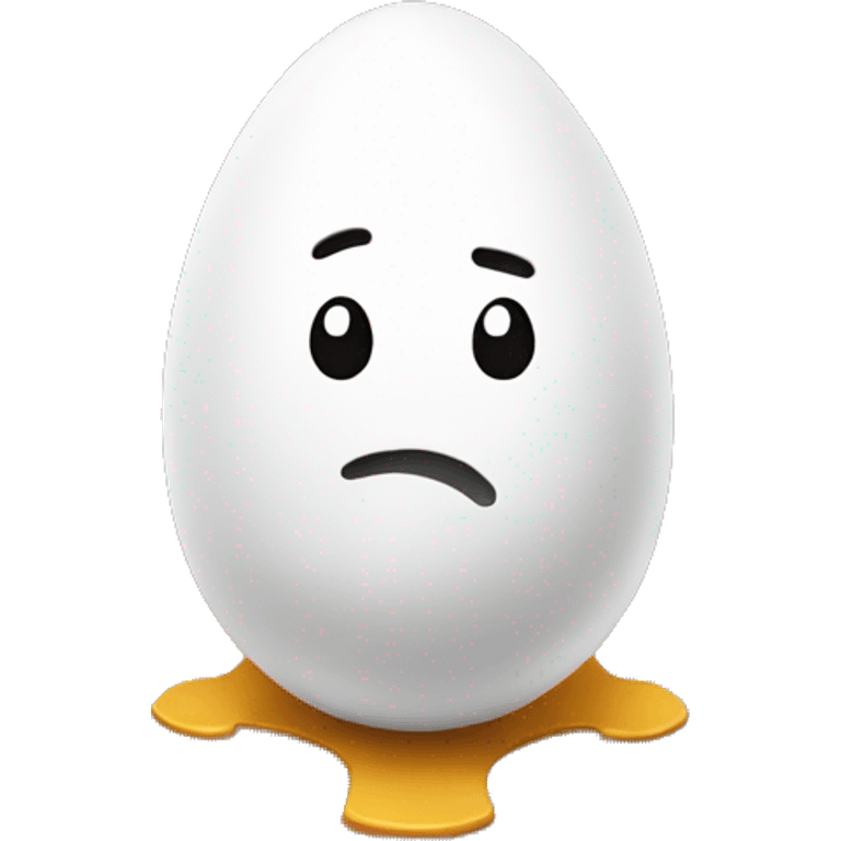 Egg being rendered emoji