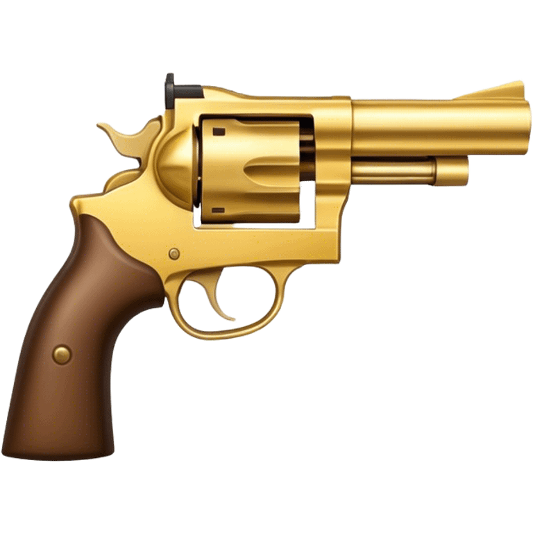 Golden revolver  emoji