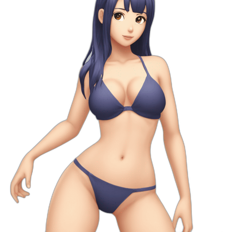 hinata hyuga full body pawg micro bikini back focus emoji