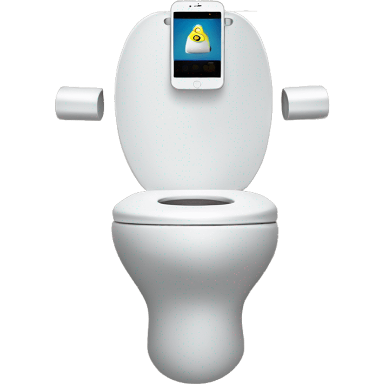 Phone in toilet emoji