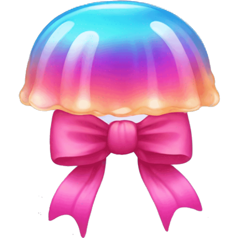 Bright jelly bow emoji