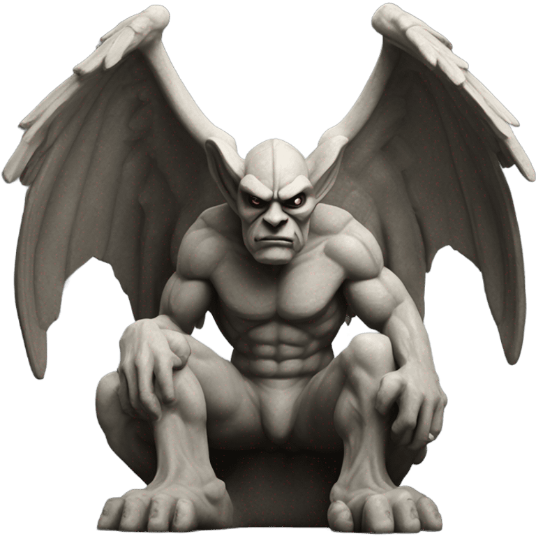 Gargoyle with wings emoji