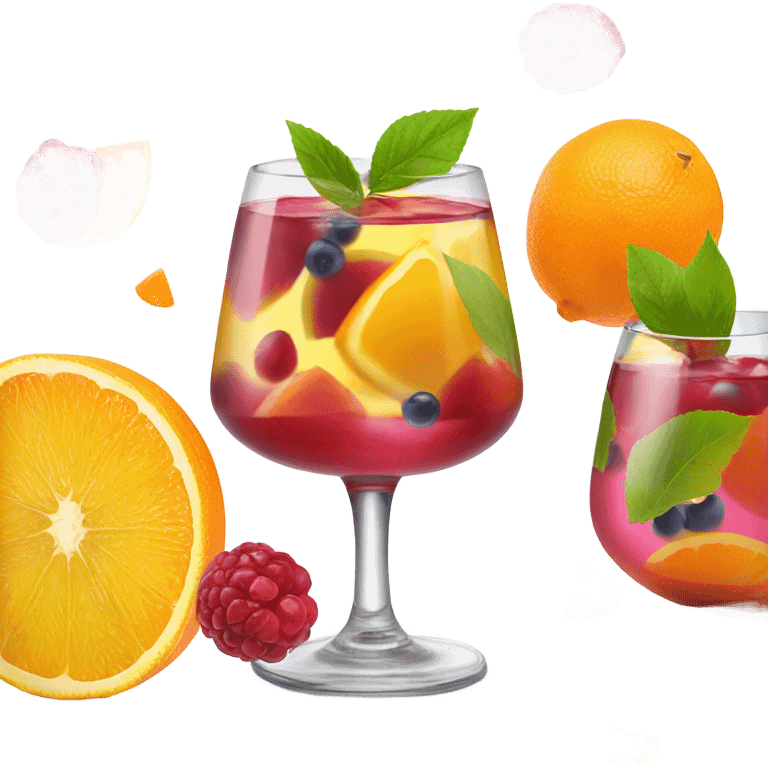 Glass of sangria emoji