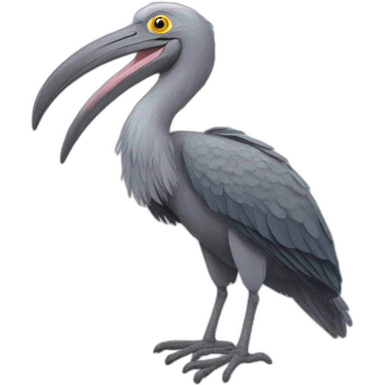 Shoebill stork emoji