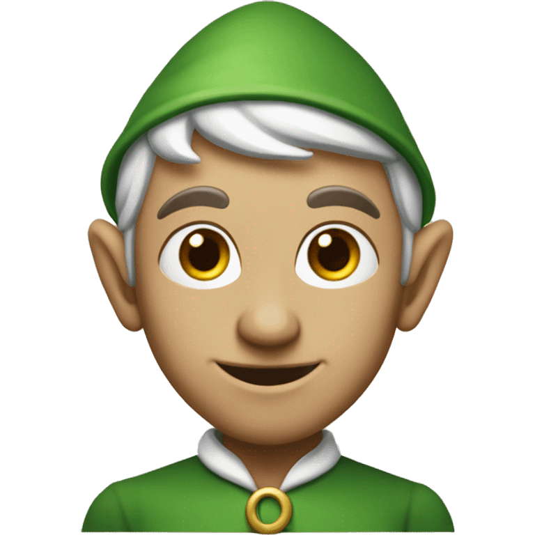 un elf non binaire qui est en étude d’art emoji