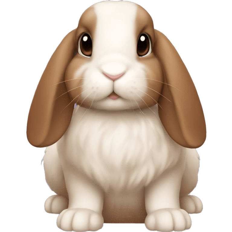 Brown lop bunny  emoji