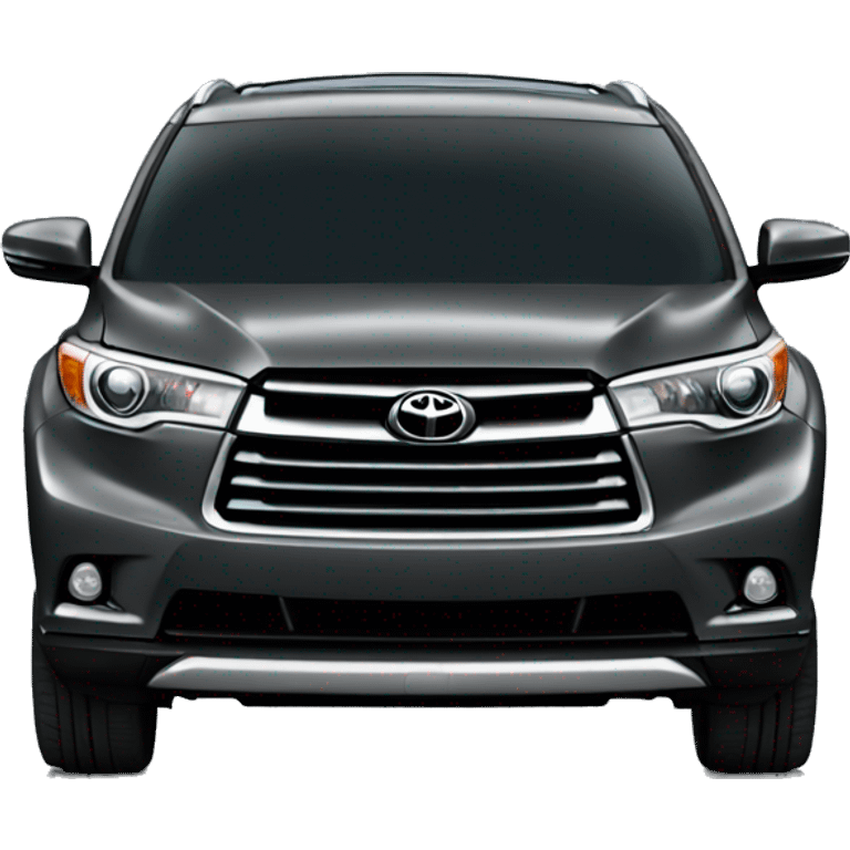 dark grey Toyota highlander  emoji