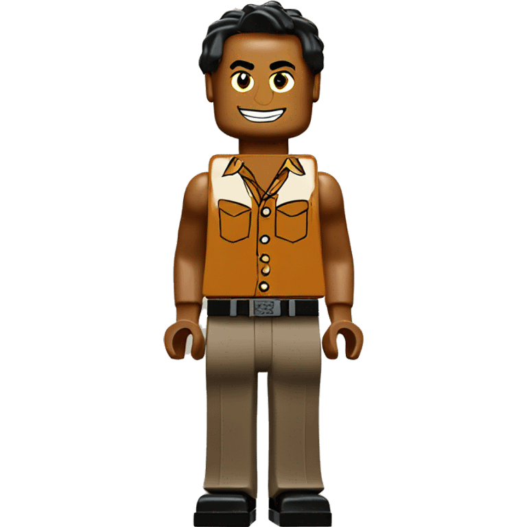 Tiger Wood lego full body emoji