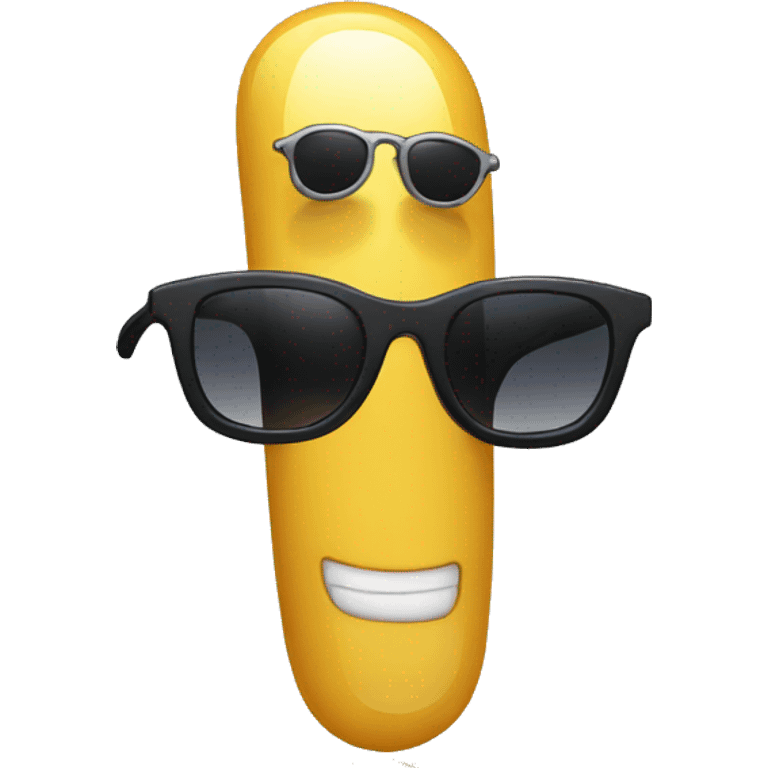 Clippy with sunglasses emoji