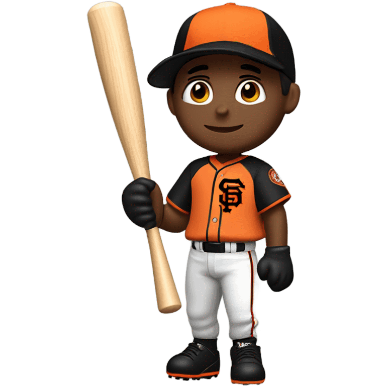 SF Giants baseball player  emoji