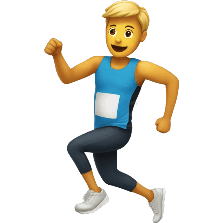 a person running fast emoji