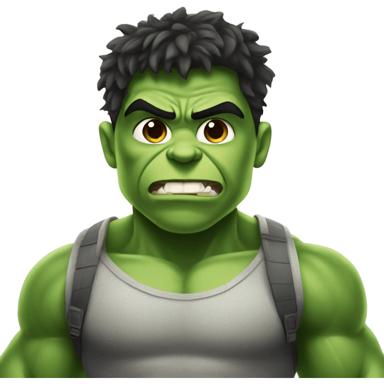 hulk go to school  emoji