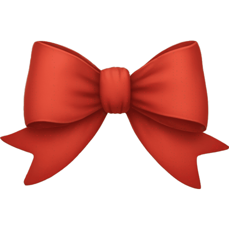 Red Christmas bow emoji