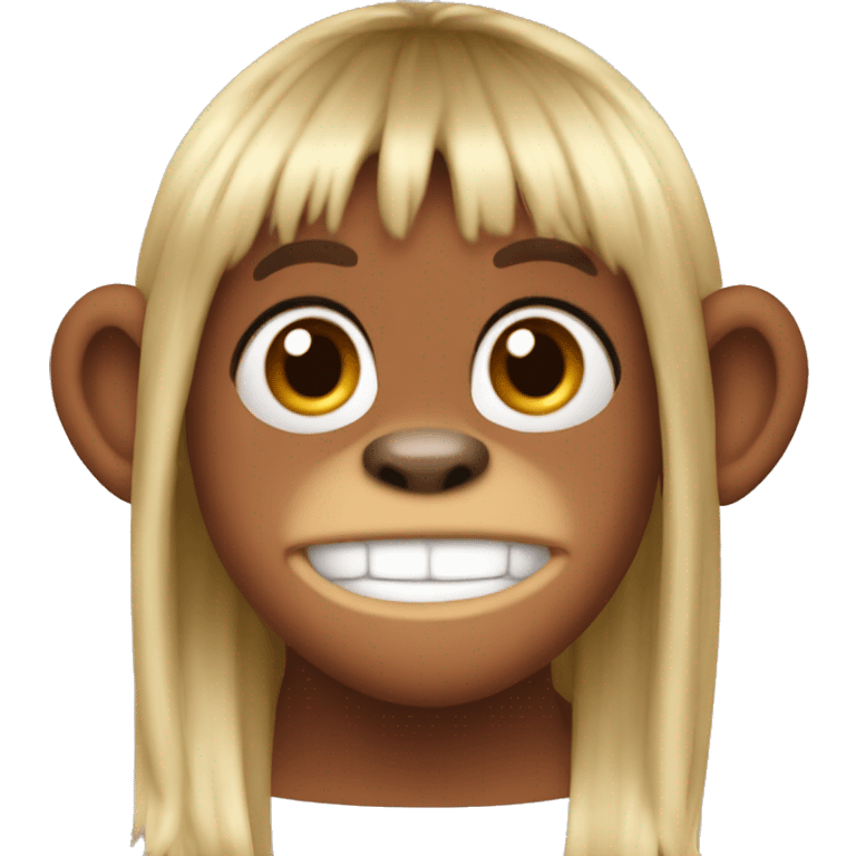 Hannah Montana monkey emoji