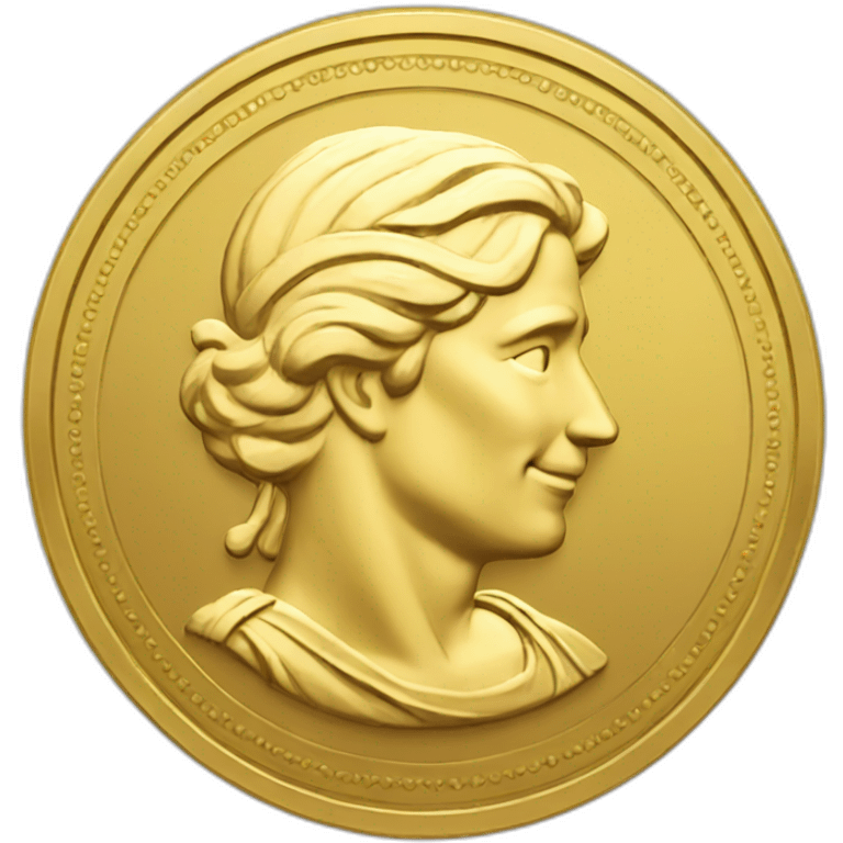 Gold coin  emoji