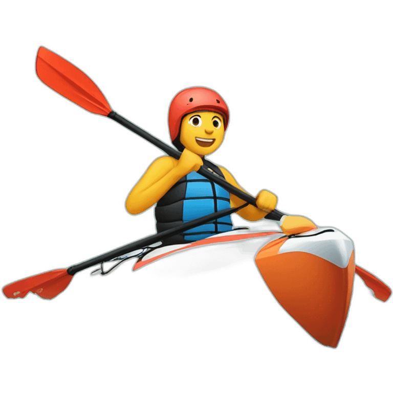 kayaking sport emoji