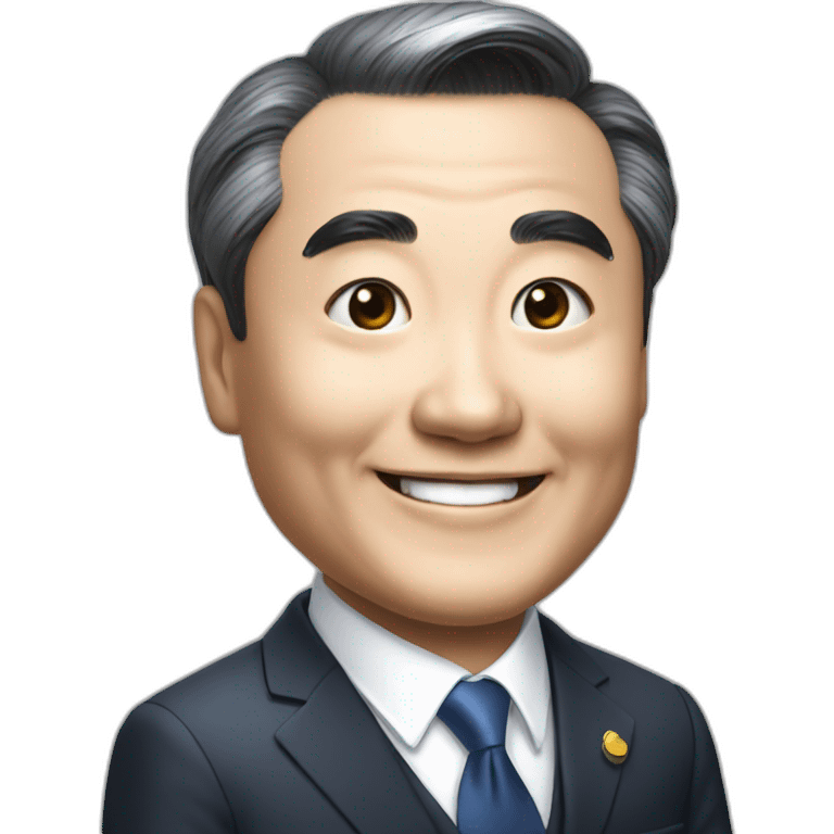 Wang Yi Bo smile emoji