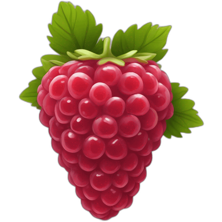 Fraise framboise myrtille  emoji