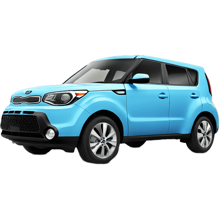 Sky blue kia soul emoji