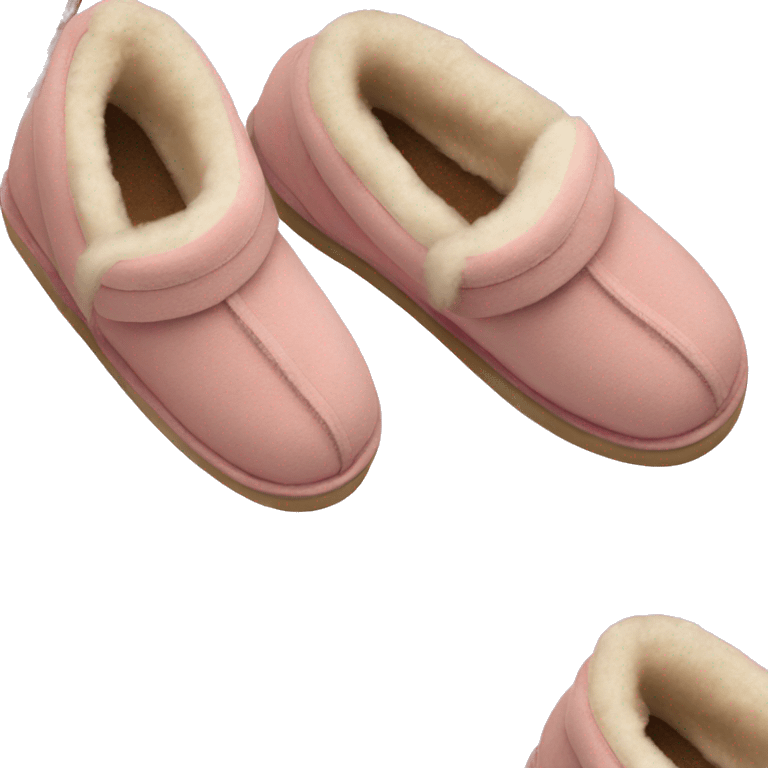 UGG slippers light pink emoji