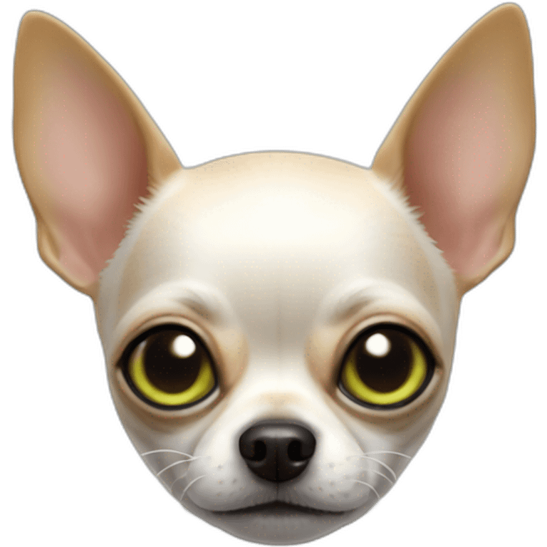 Chihuahua dog alien emoji