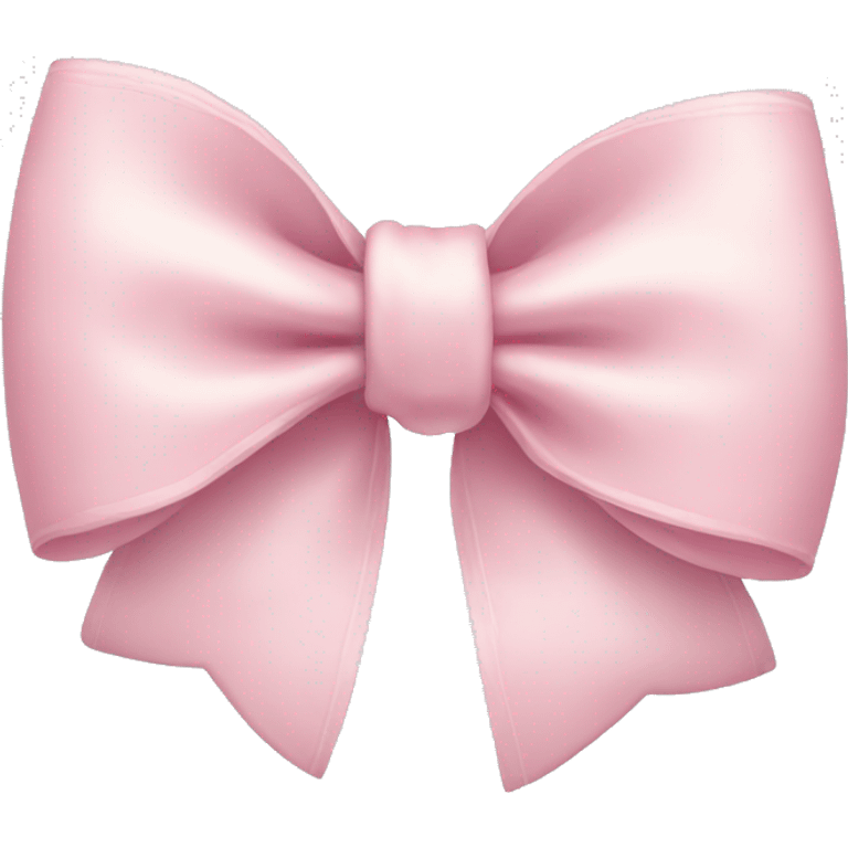 Light pink bow emoji