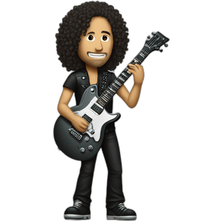 Kirk Hammett with guitar emoji