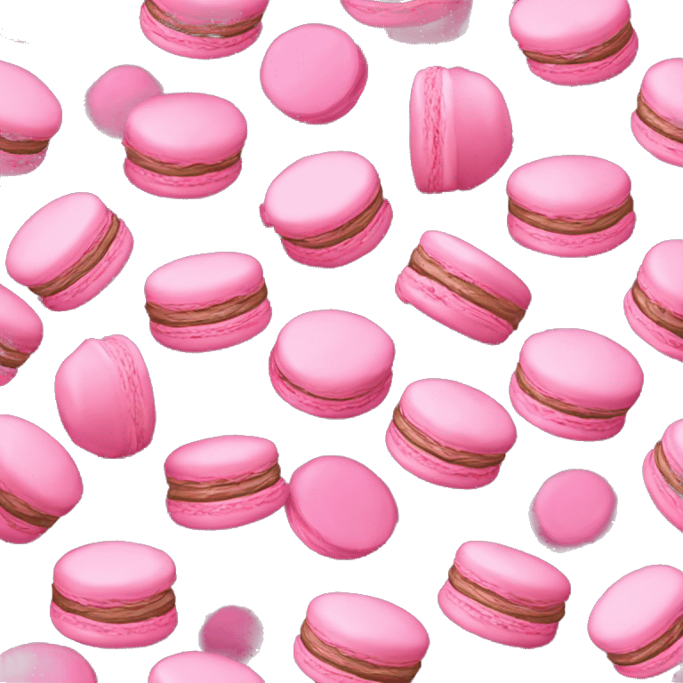 Pink macaroons emoji