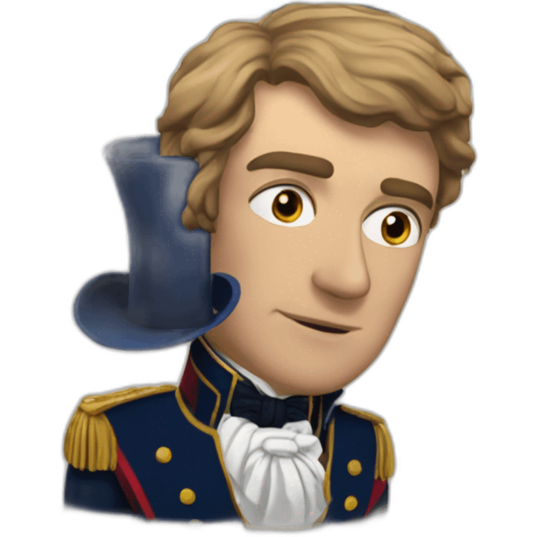 Napoléon in toilet emoji