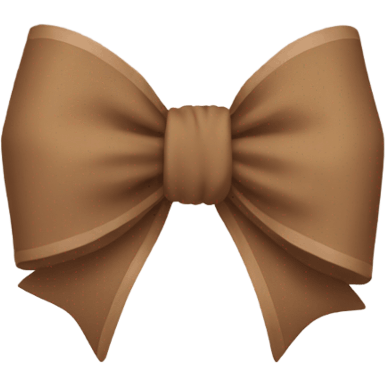 Earth tone bow emoji