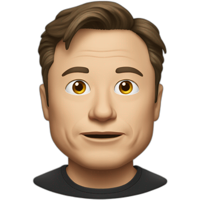 Elon musk vieux méchant emoji