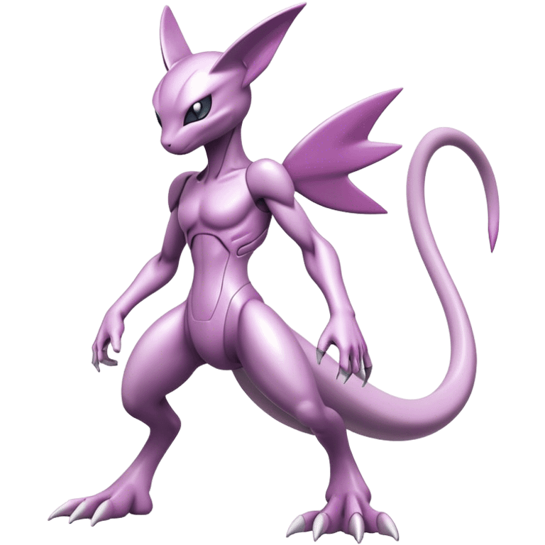  Cool Edgy Shiny Futuristic Ethereal Legendary Mewtwo-Digimon-Genesect-Palkia-hybrid full body emoji