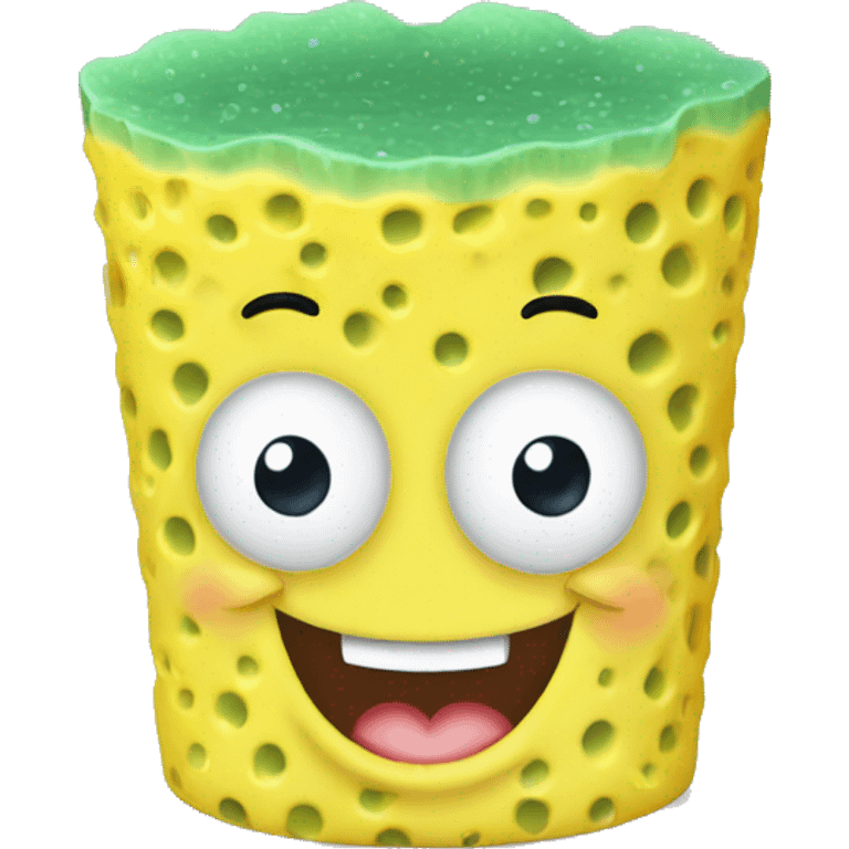 cute baby sponge bob emoji