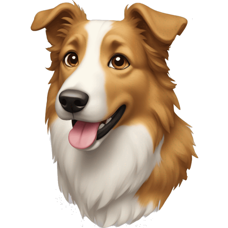 Shepherd collie mix dog  emoji