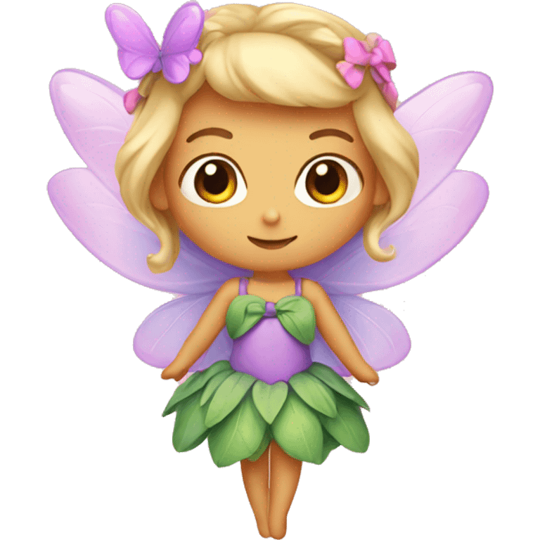 Fairy with bow emoji