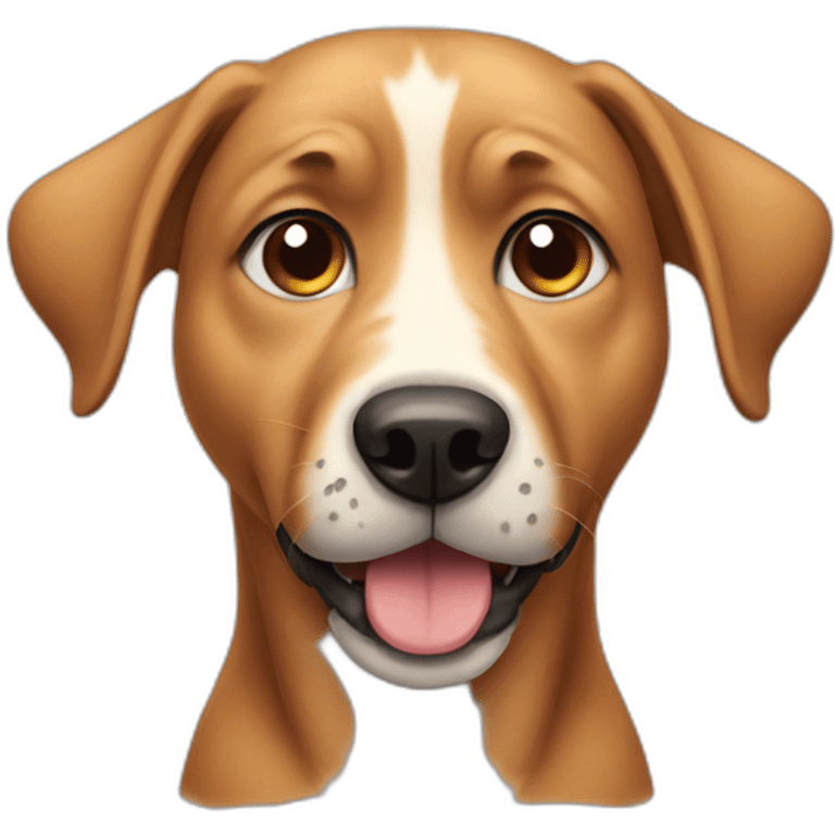 A Dog that Looks at you emoji