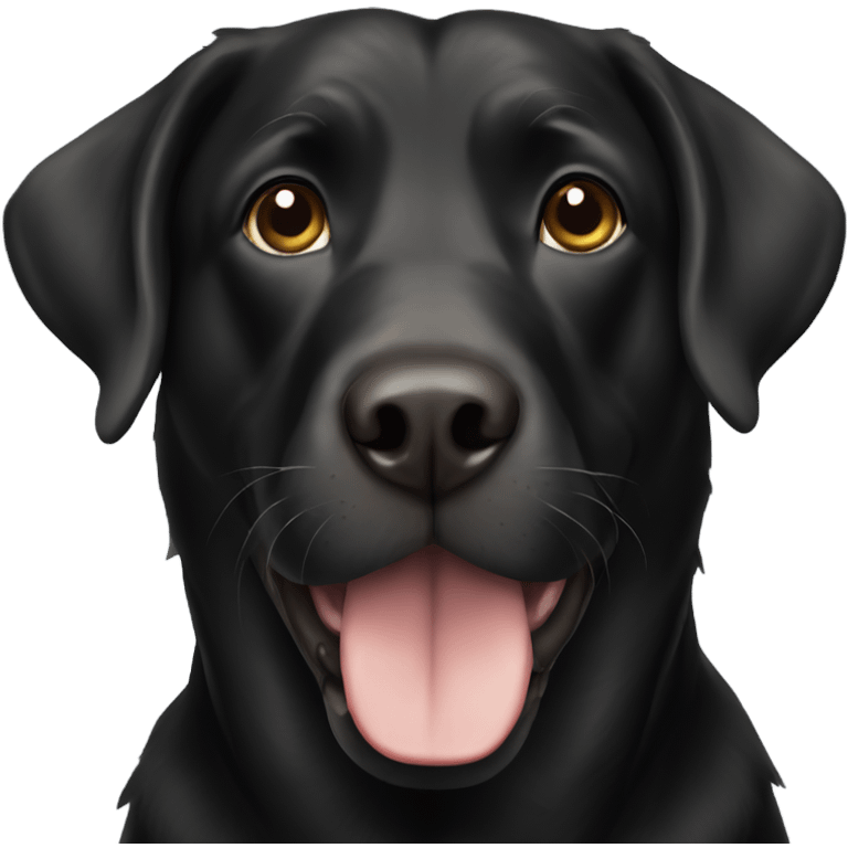 Black Labrador emoji