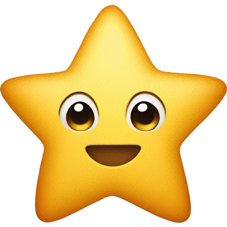 STAR WITH FACE emoji