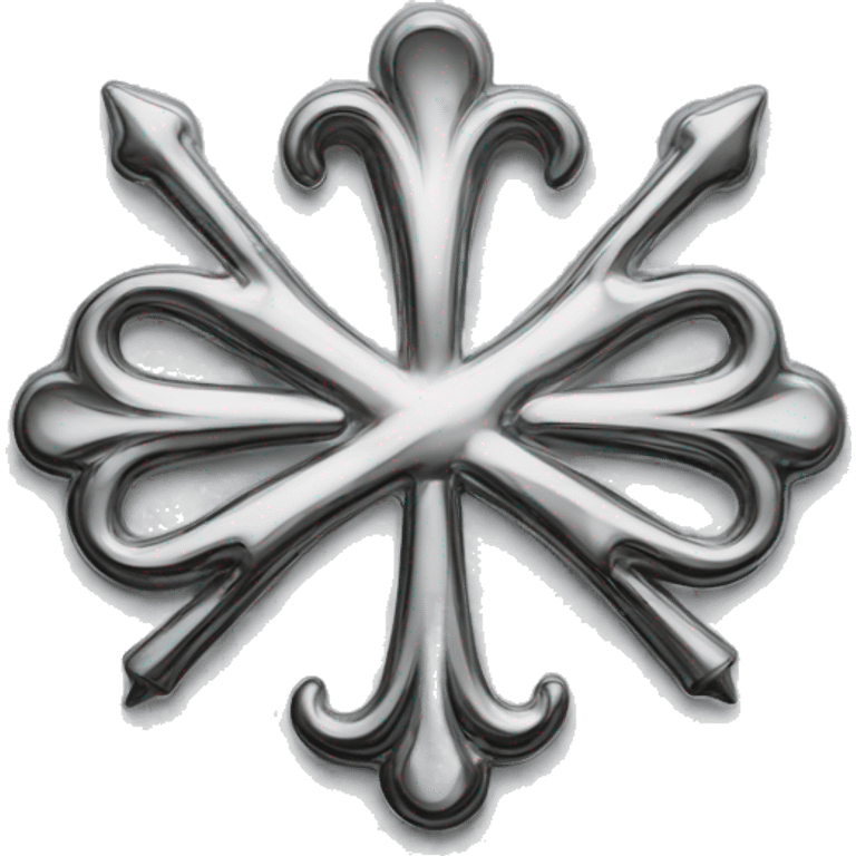 Chrome hearts logo emoji