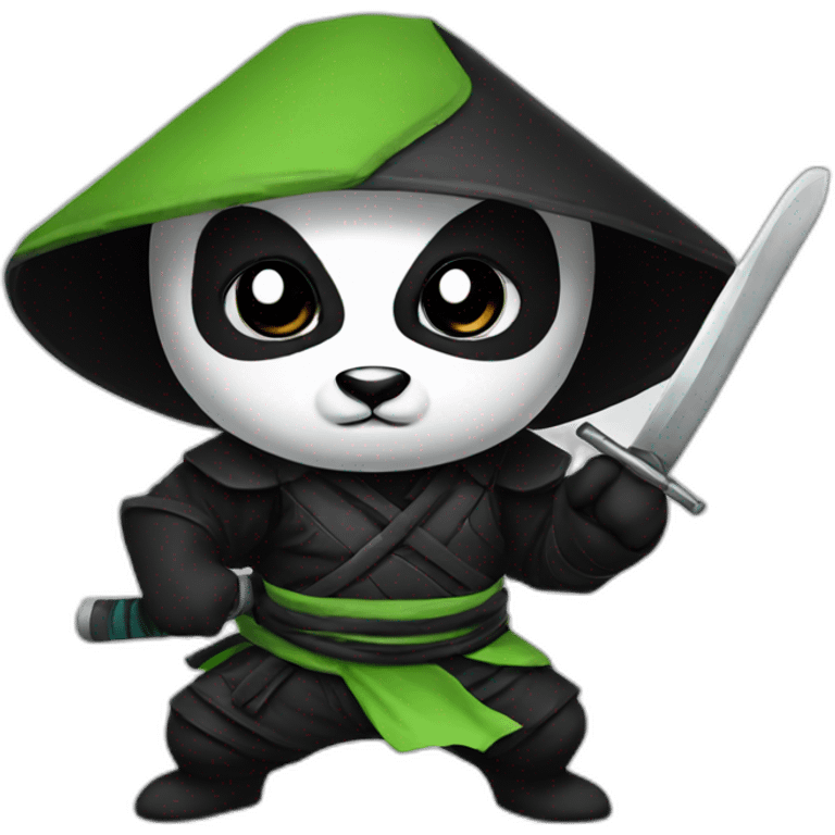 Panda ninja  emoji