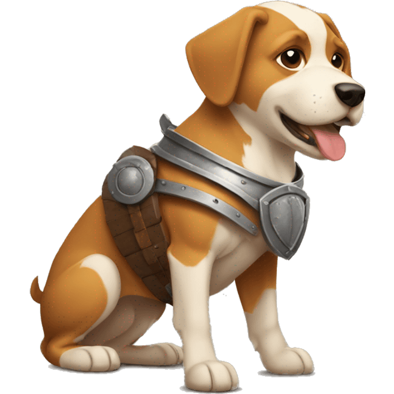 gladiator shield dog emoji