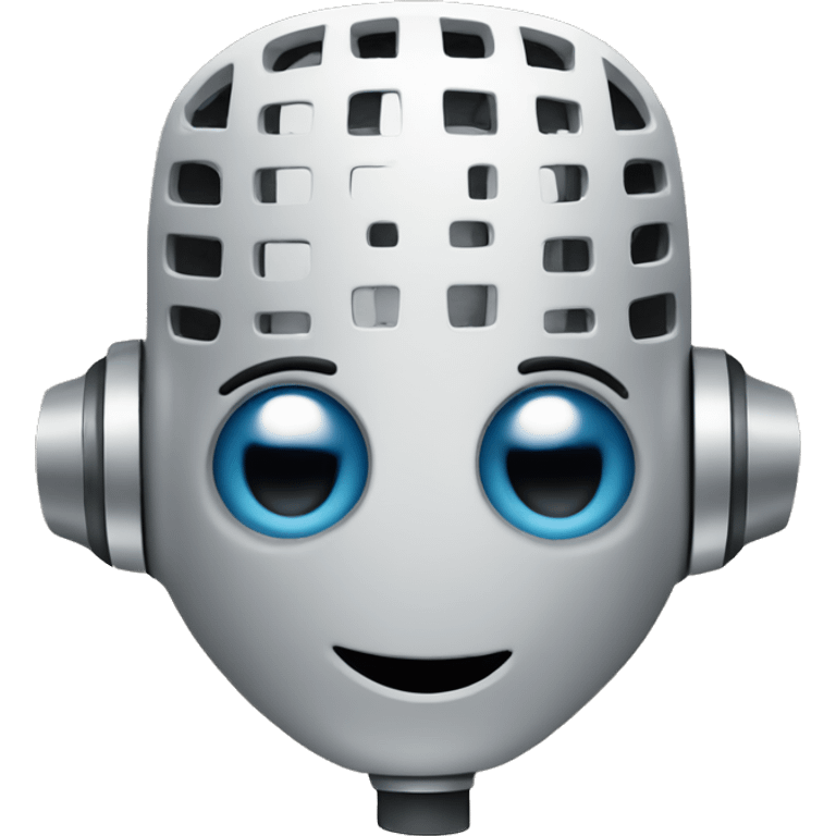 microphone symbol for a chatbot  emoji