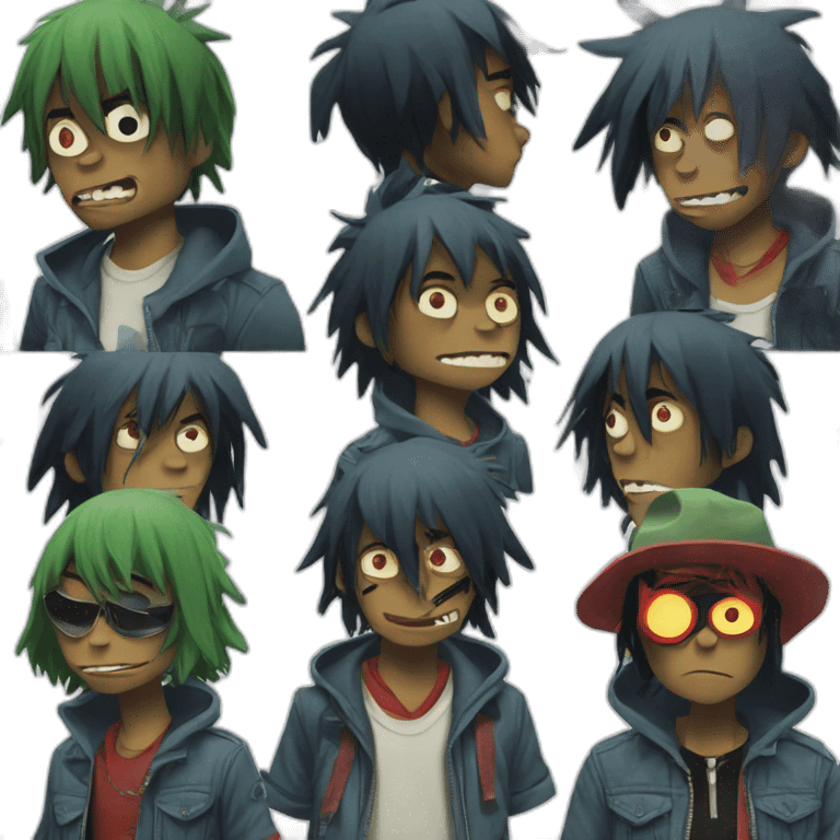 2-d gorillaz emoji