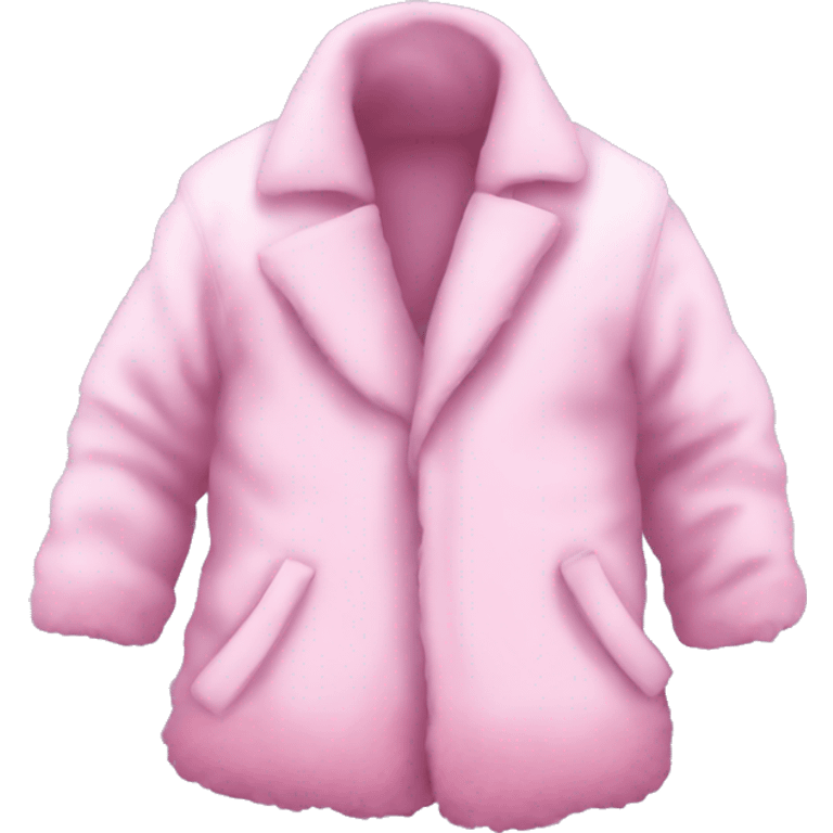 Pink fluffy straight jacket  emoji