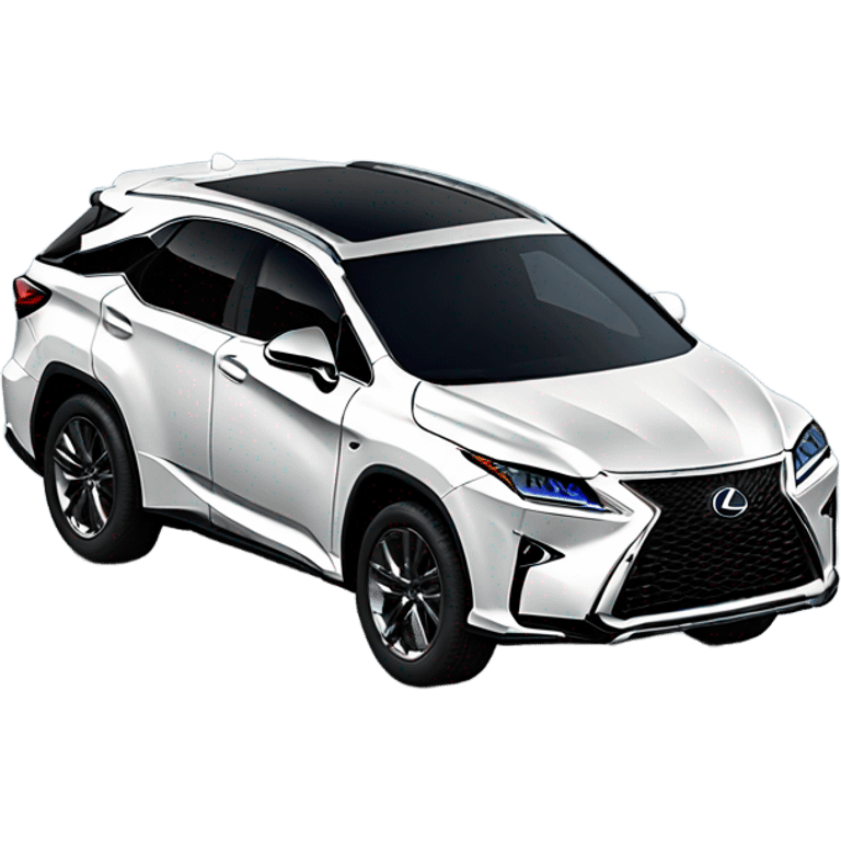 lexus rx sport blue car dark 2019 emoji