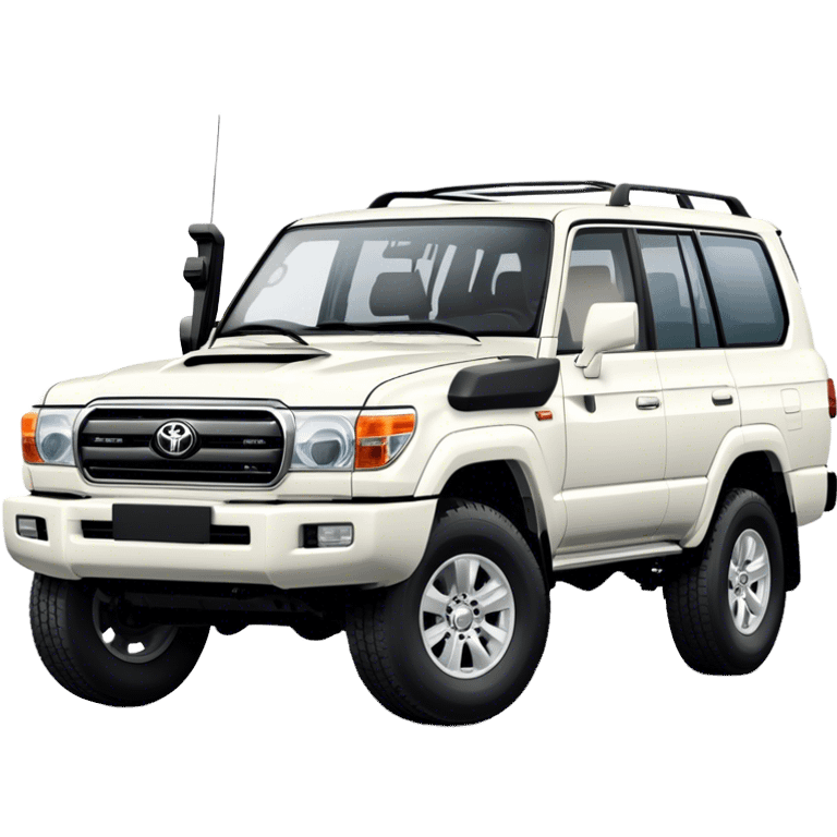 Toyota Land Cruiser - Toyota (Model Year: 2021) (Iconic colour: White) emoji