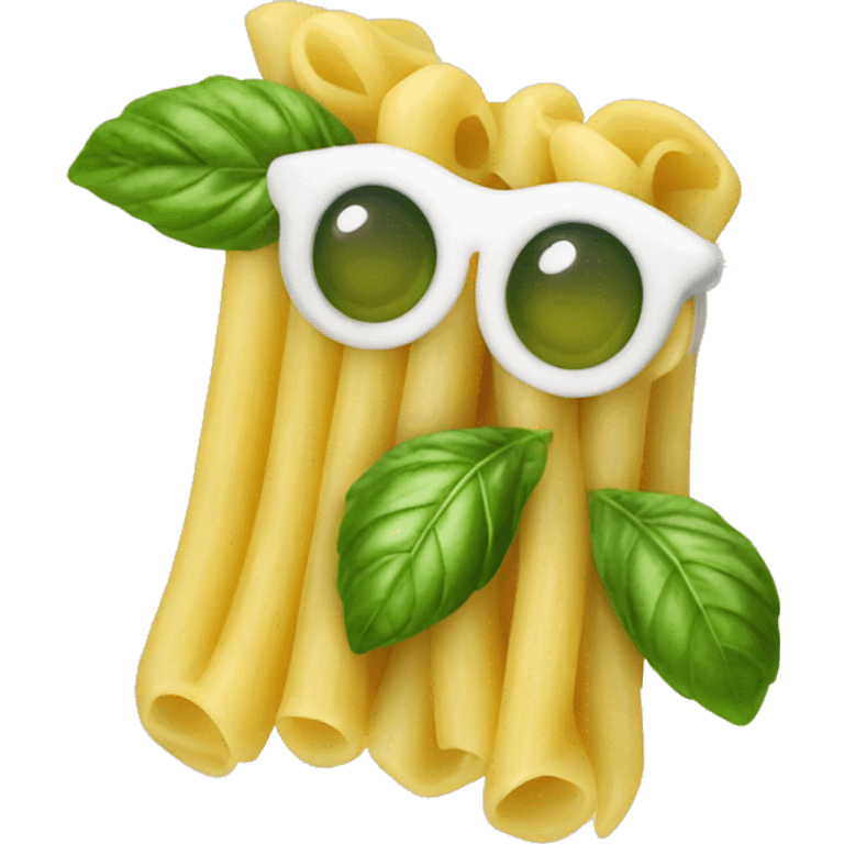 Pasta with basil emoji