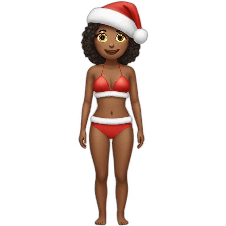 Chirstmas bikini emoji