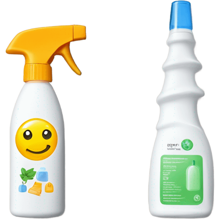 cleaning aesthetic, spray emoji